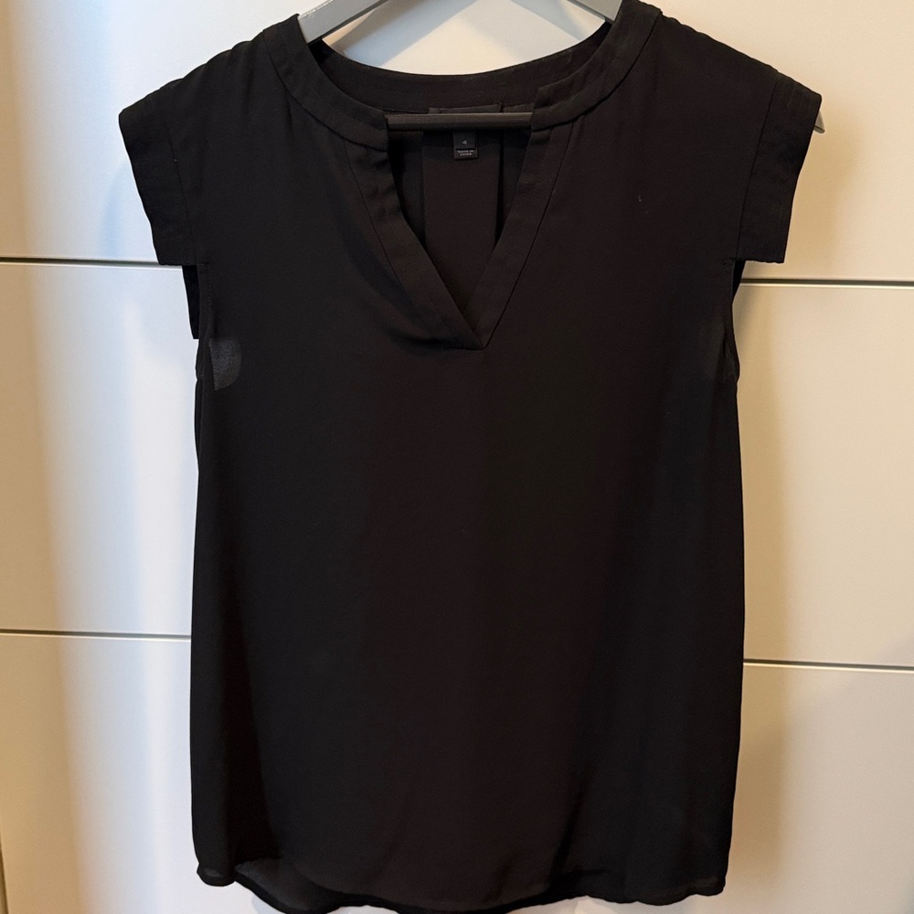 J. Crew Classic Black Top